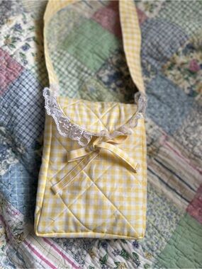 Handmade quilted toddler bag